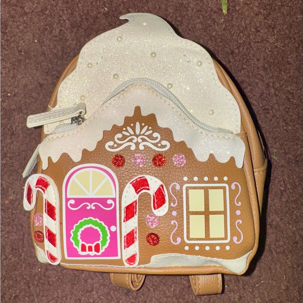Gingerbread House Holiday Backpack